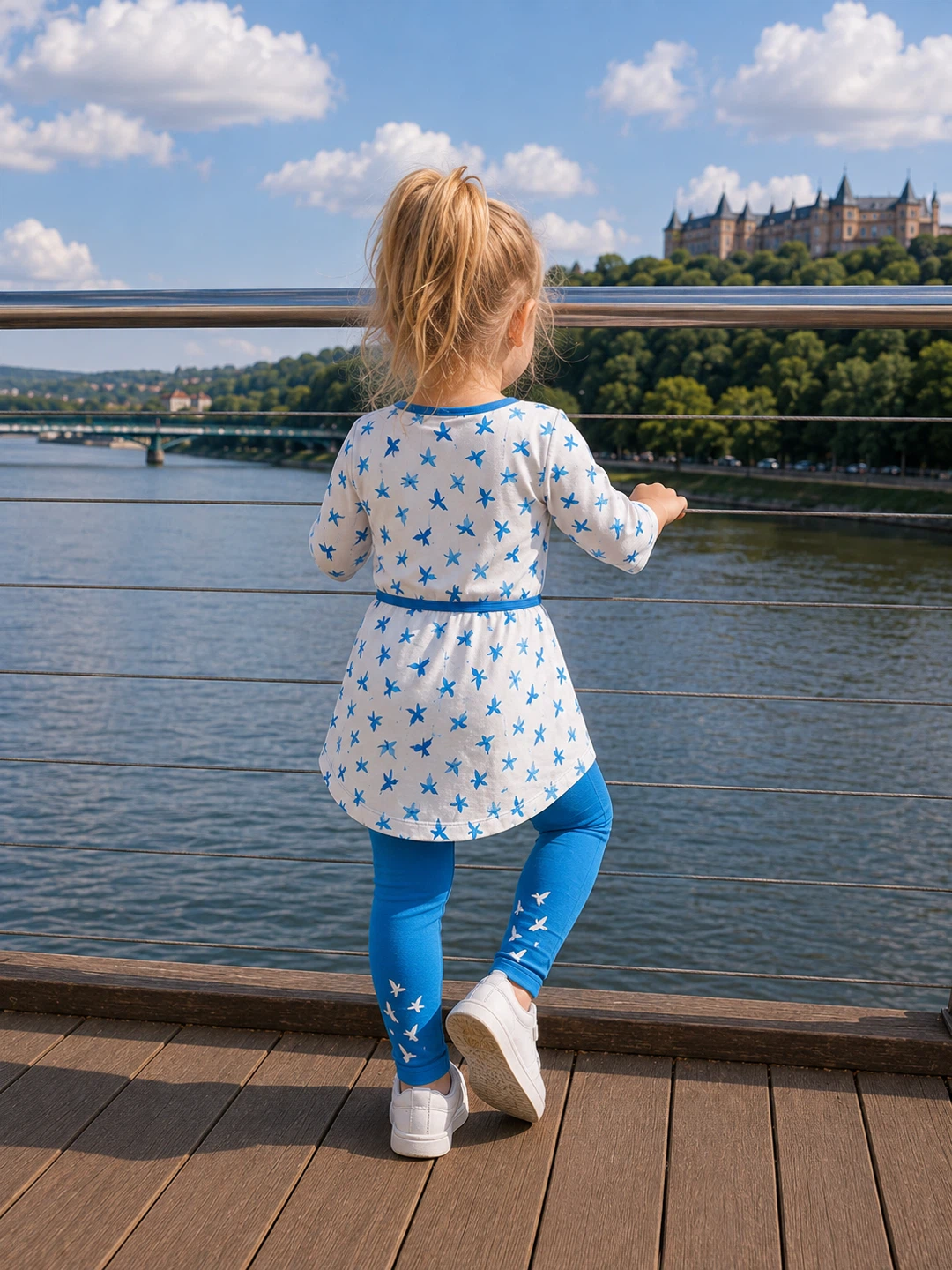 Stylish Girls’ Tunic & Leggings Set. Size 98 cm (2-4Y) - photo 3