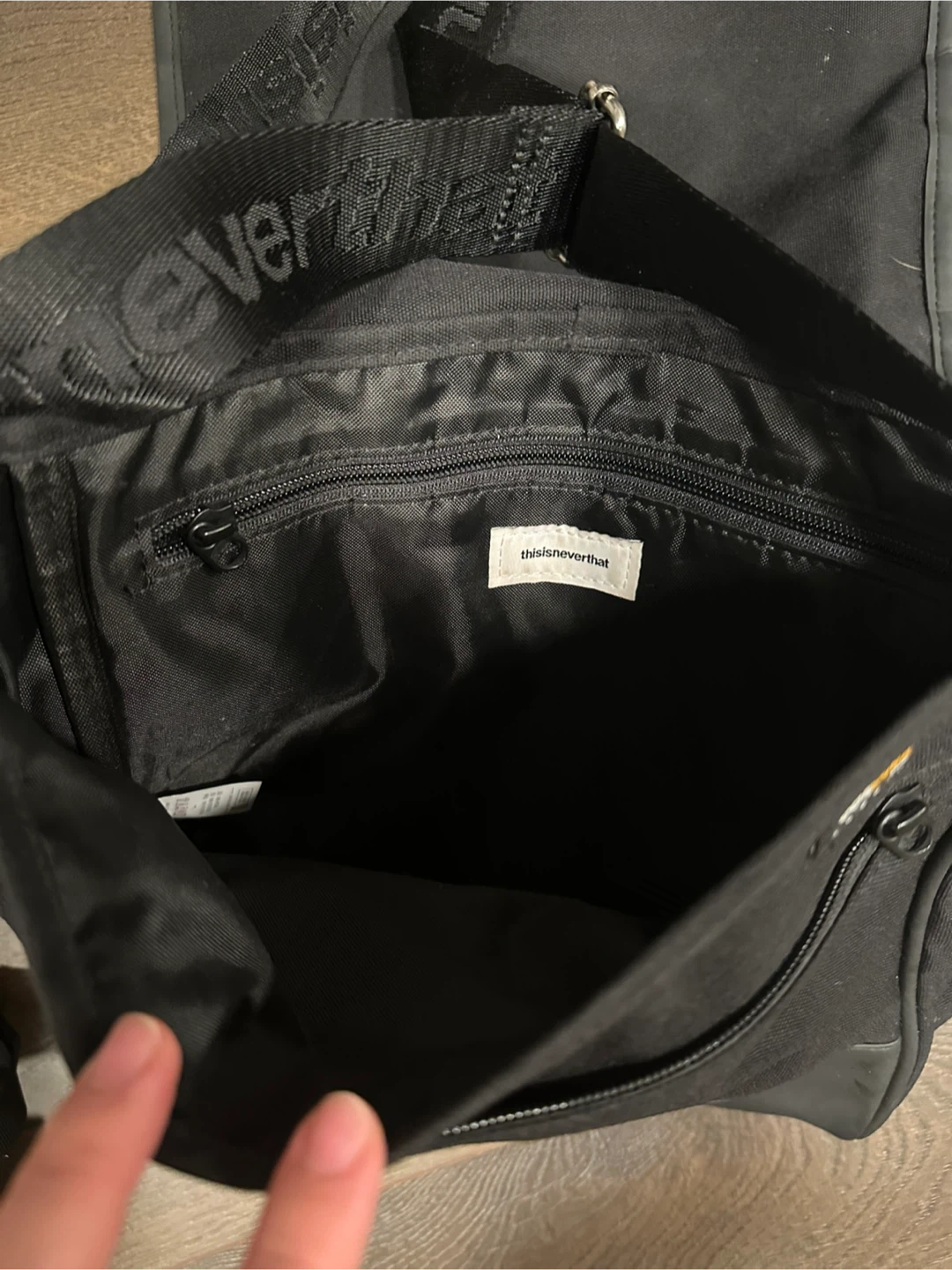 thisisneverthat Black Messenger Bag - photo 2