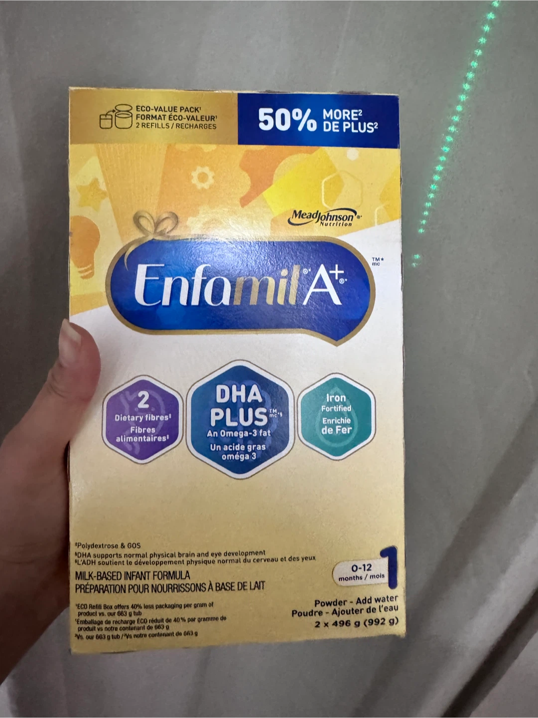 Enfamil A+ Milk-Based Infant Formula 2 x 496g