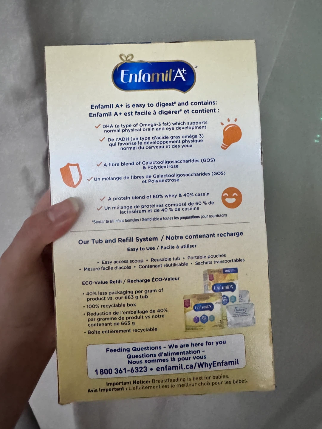 Enfamil A+ Milk-Based Infant Formula 2 x 496g - photo 4