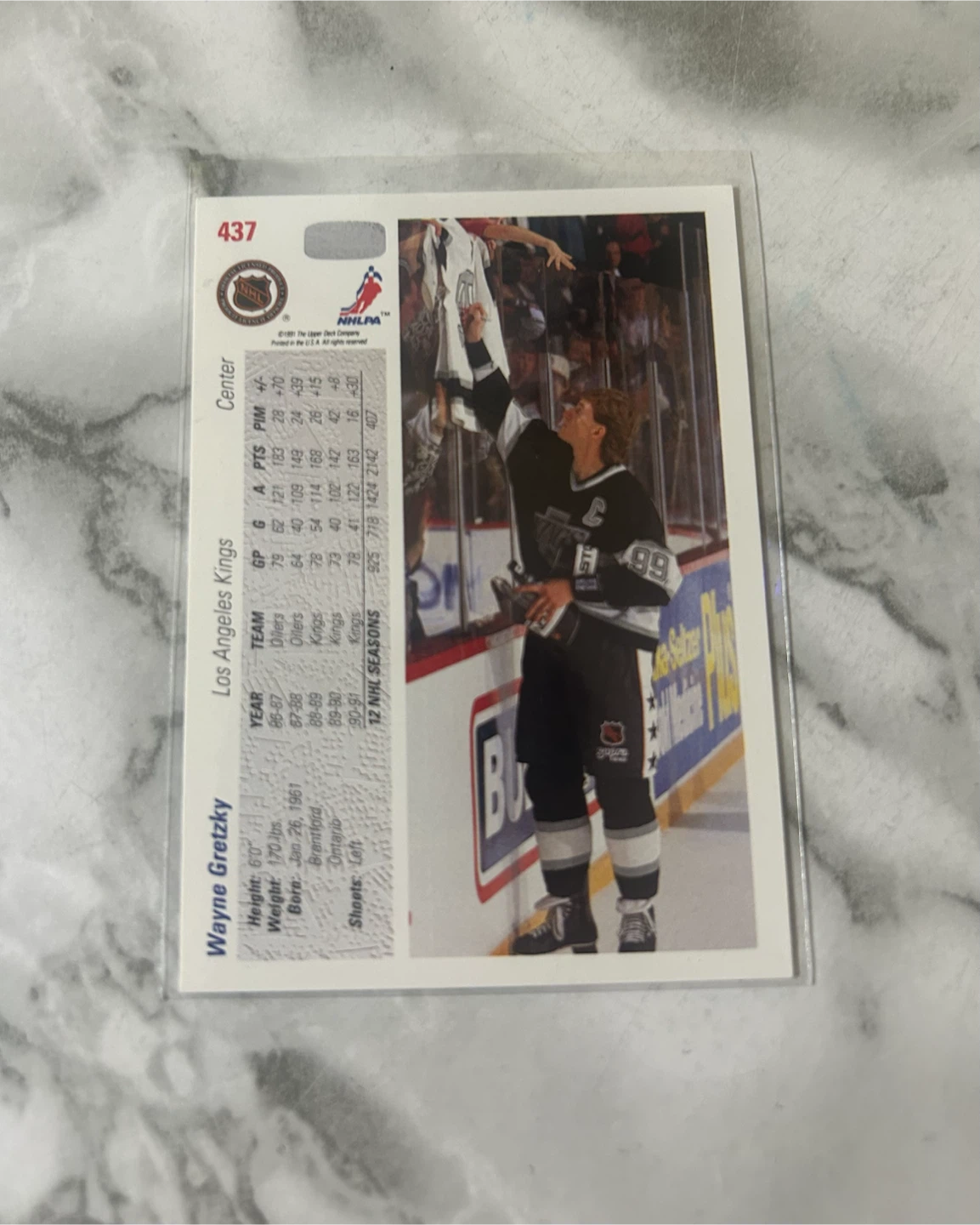 Upper Deck Wayne Gretzky Hockey Card - photo 2