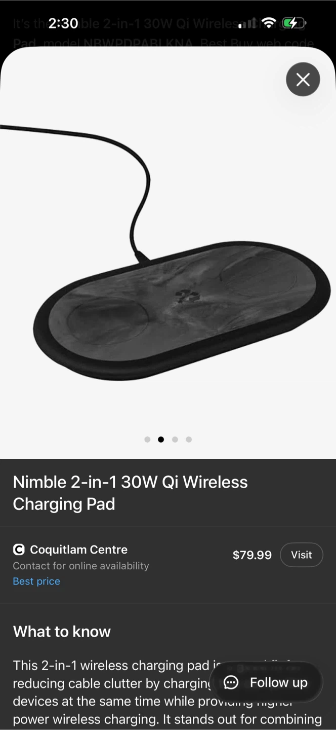 Dual wireless charger - photo 2