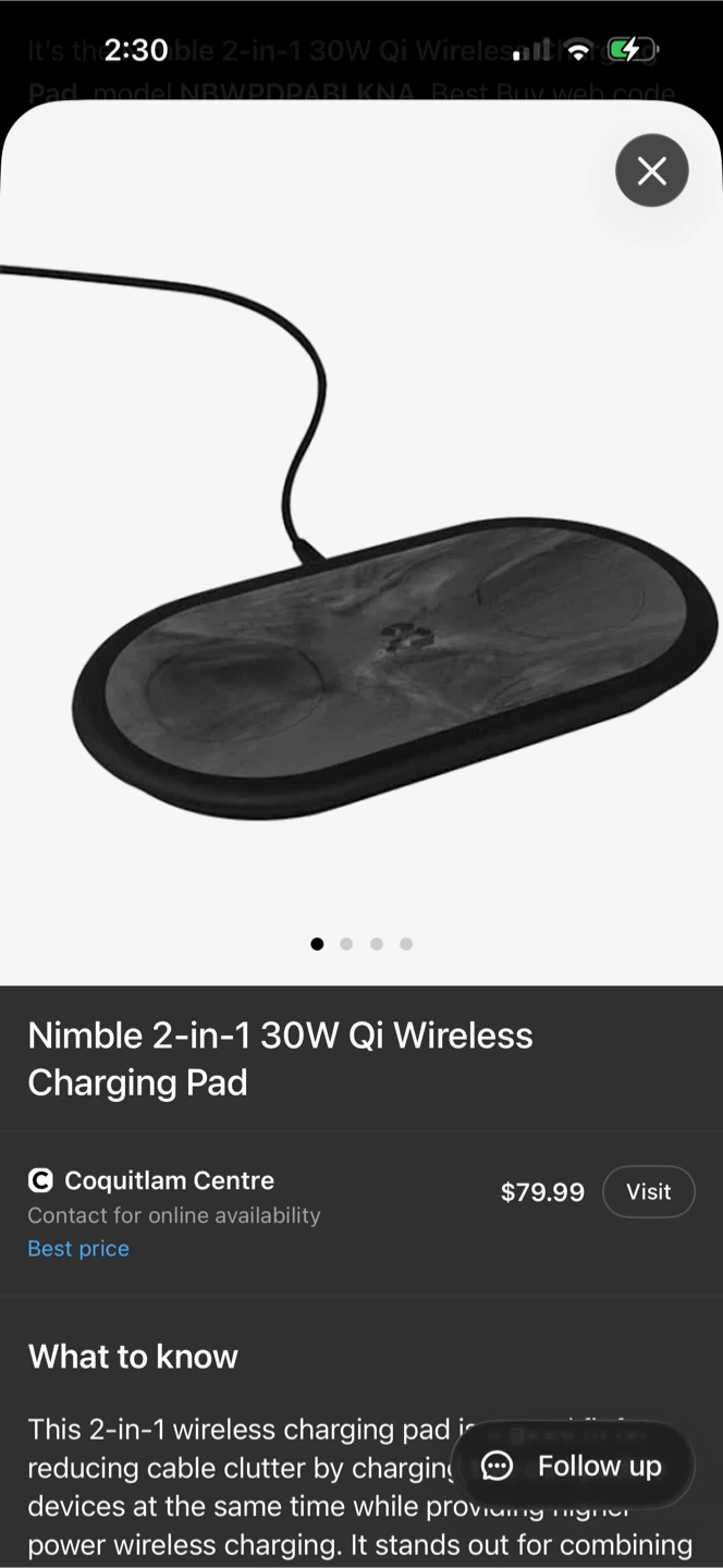 Dual wireless charger - photo 3