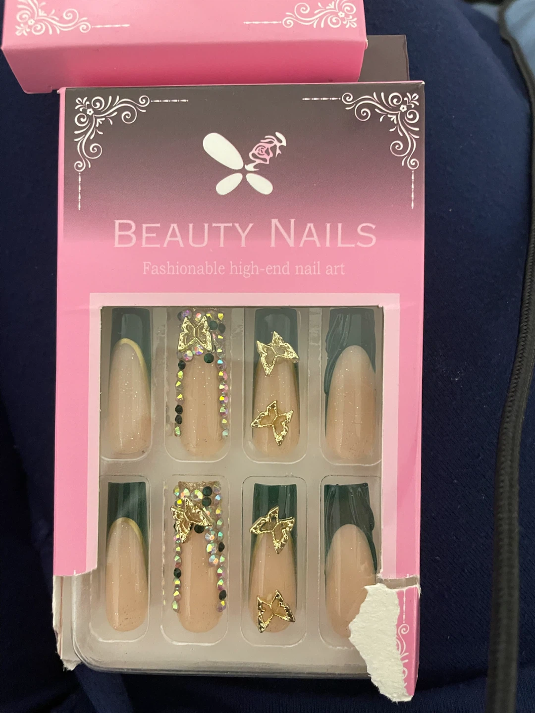 Beauty Nails Fashionable High-End Nail Art Press-On Set