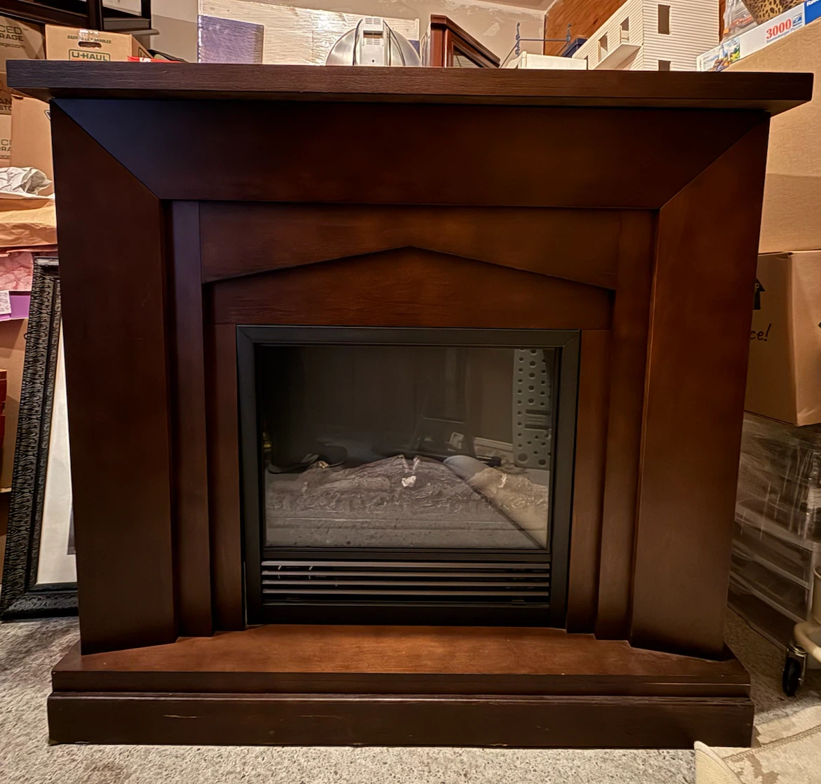 Wooden Electric Fireplace
