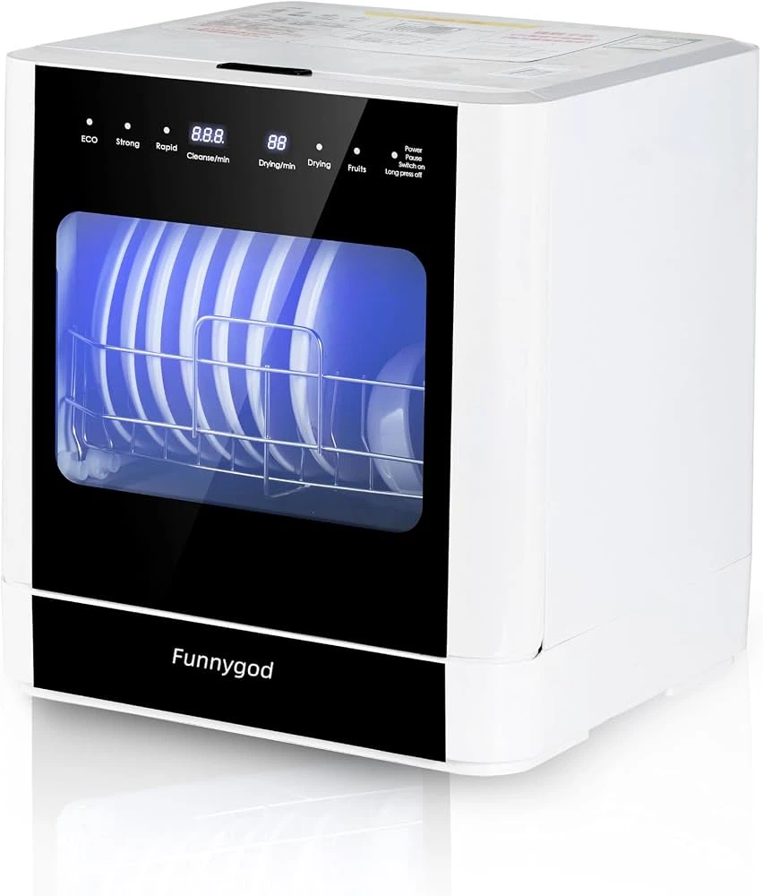 🔥Brand NEW – Countertop Portable Dishwasher (8-Place Setting)