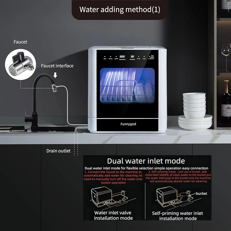 🔥Brand NEW – Countertop Portable Dishwasher (8-Place Setting) - photo 3