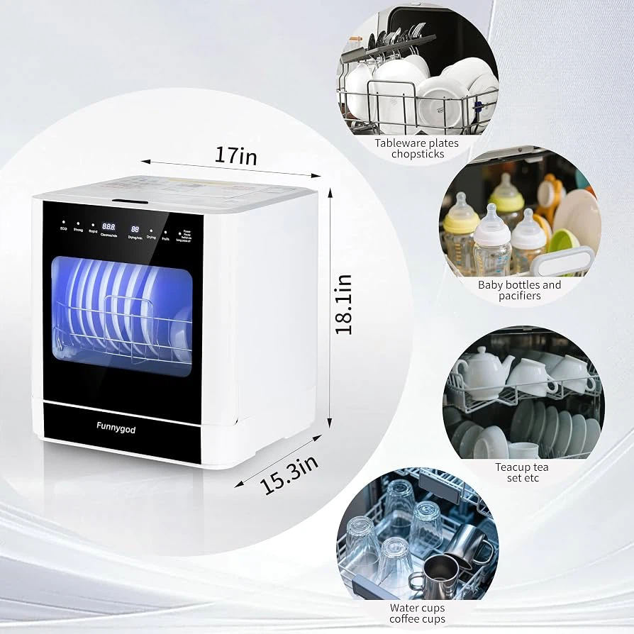 🔥Brand NEW – Countertop Portable Dishwasher (8-Place Setting) - photo 5