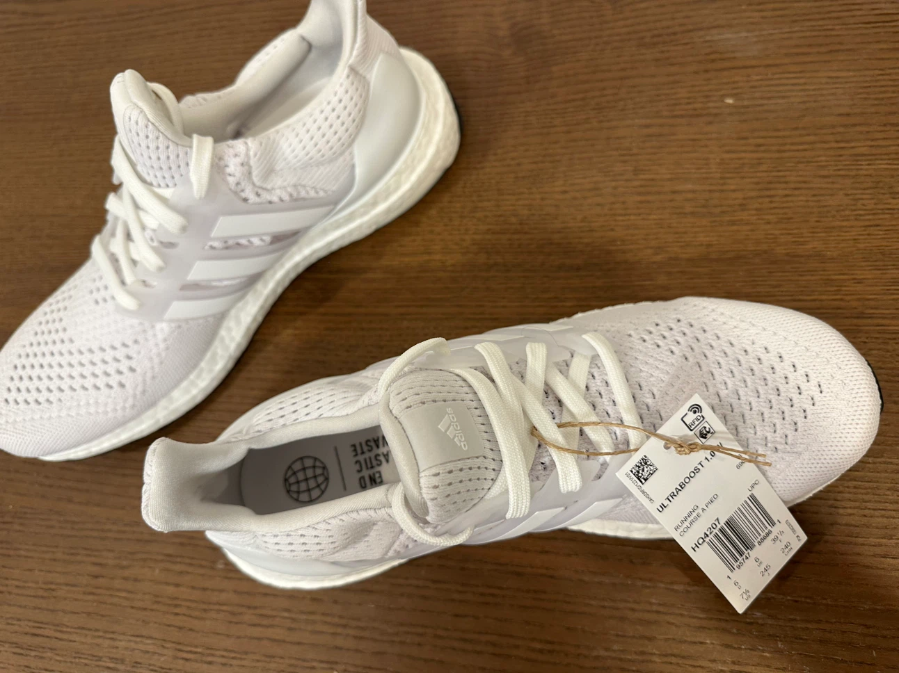 Brand new Adidas Ultraboost 1.0 Shoes - White - Women's Size 7.5 - photo 3