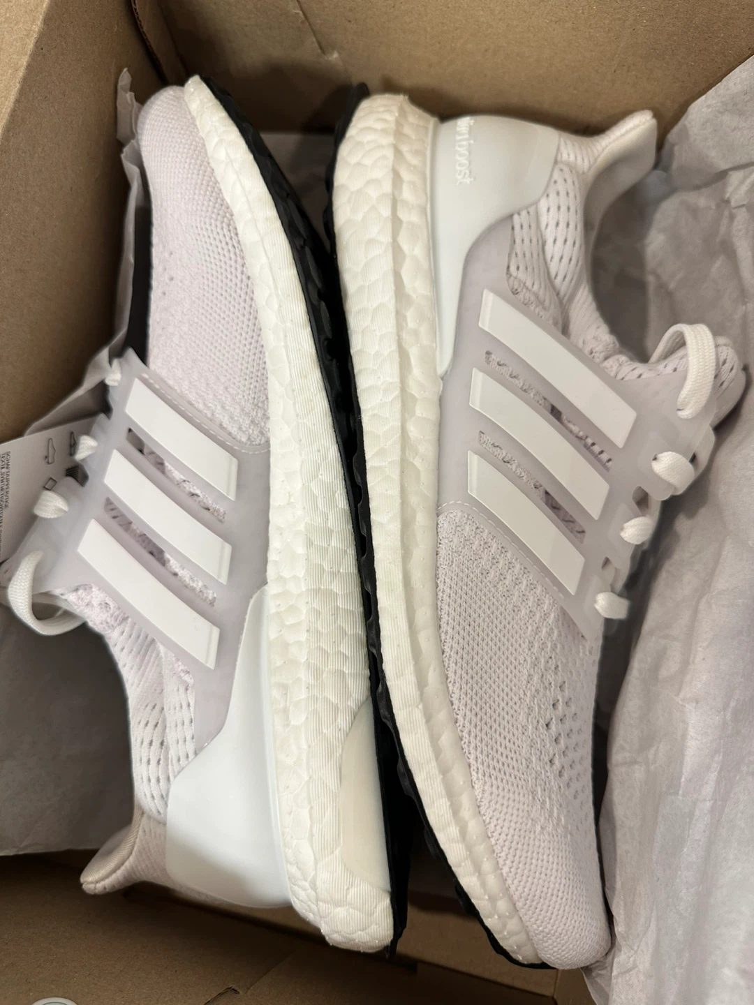 Brand new Adidas Ultraboost 1.0 Shoes - White - Women's Size 7.5 - photo 4