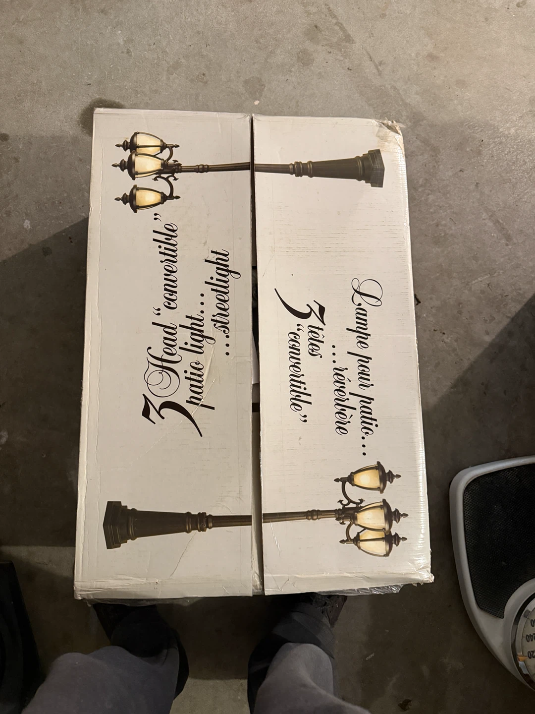 3 Head Convertible Patio Light/Streetlight