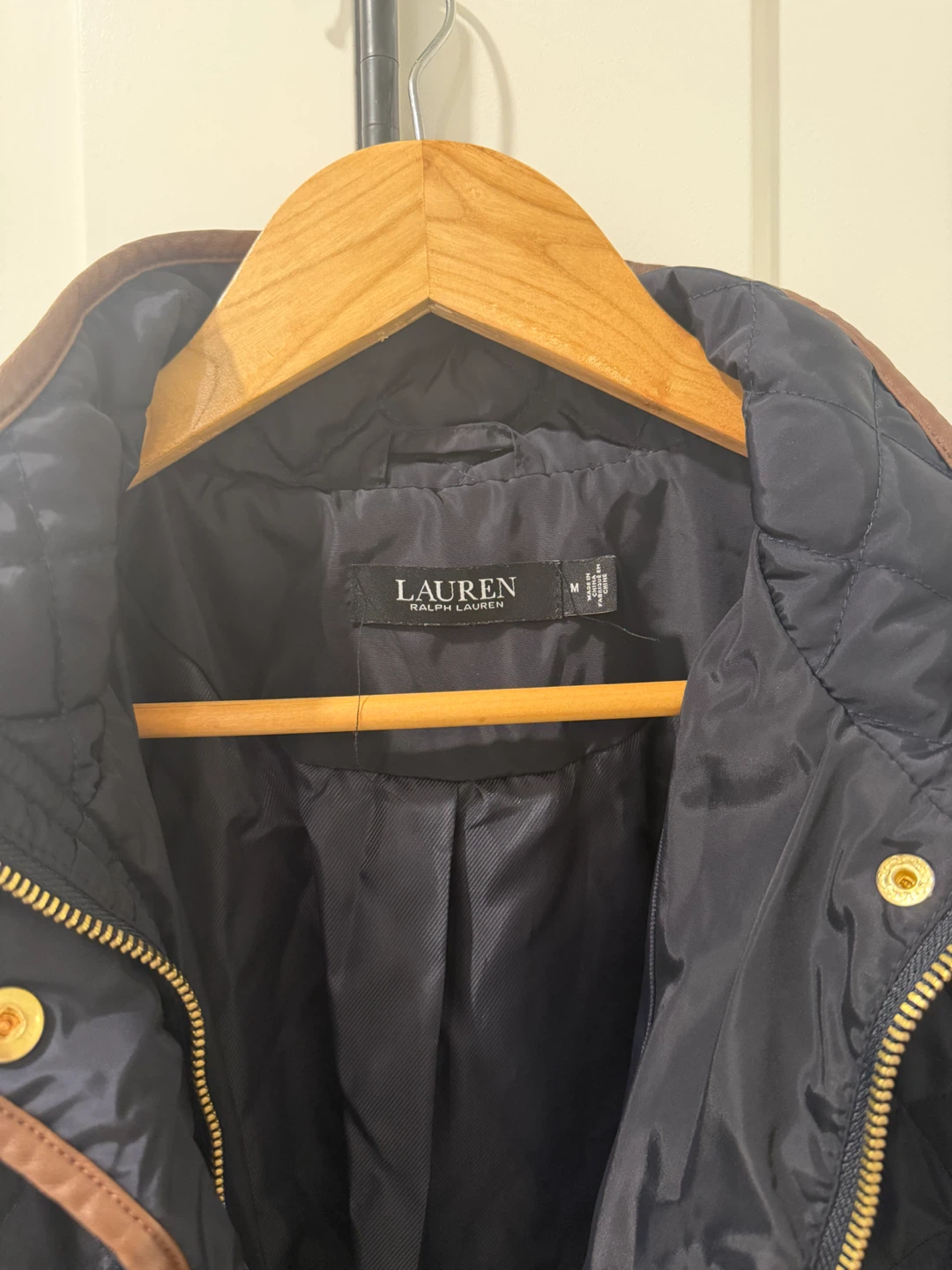 Lauren Ralph Lauren Quilted Jacket - Navy - Size M - photo 2