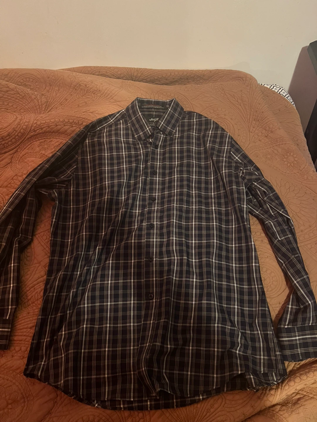 Jorryth Classic Fit Plaid Dress Shirt - Large