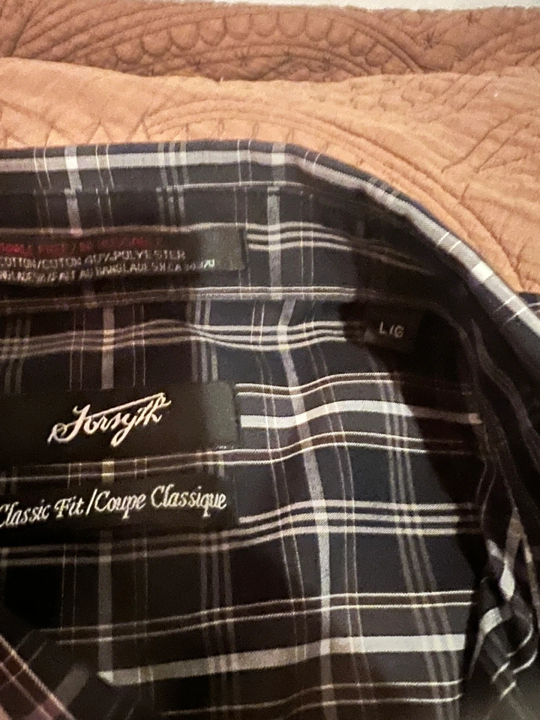 Jorryth Classic Fit Plaid Dress Shirt - Large - photo 2
