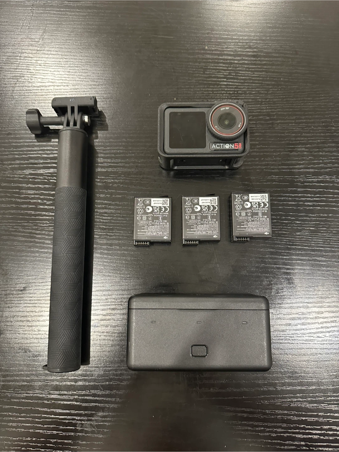 DJI Action 5 Camera Bundle with Batteries and Grip