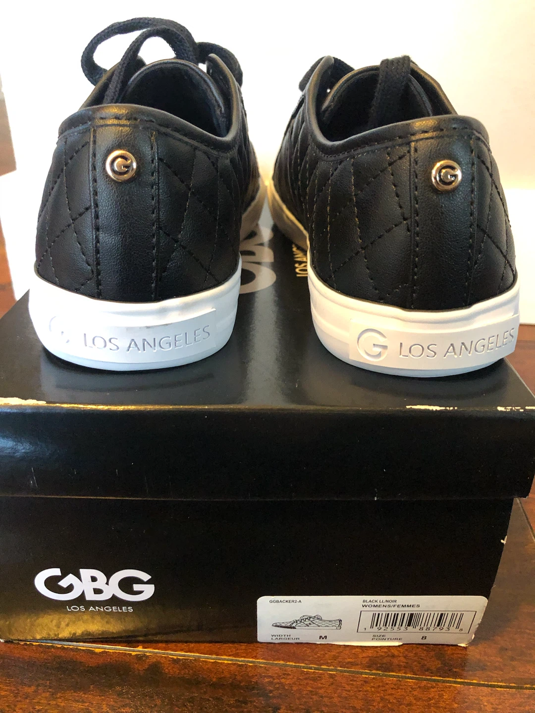 GBG Los Angeles Black Quilted Sneakers New! - photo 5