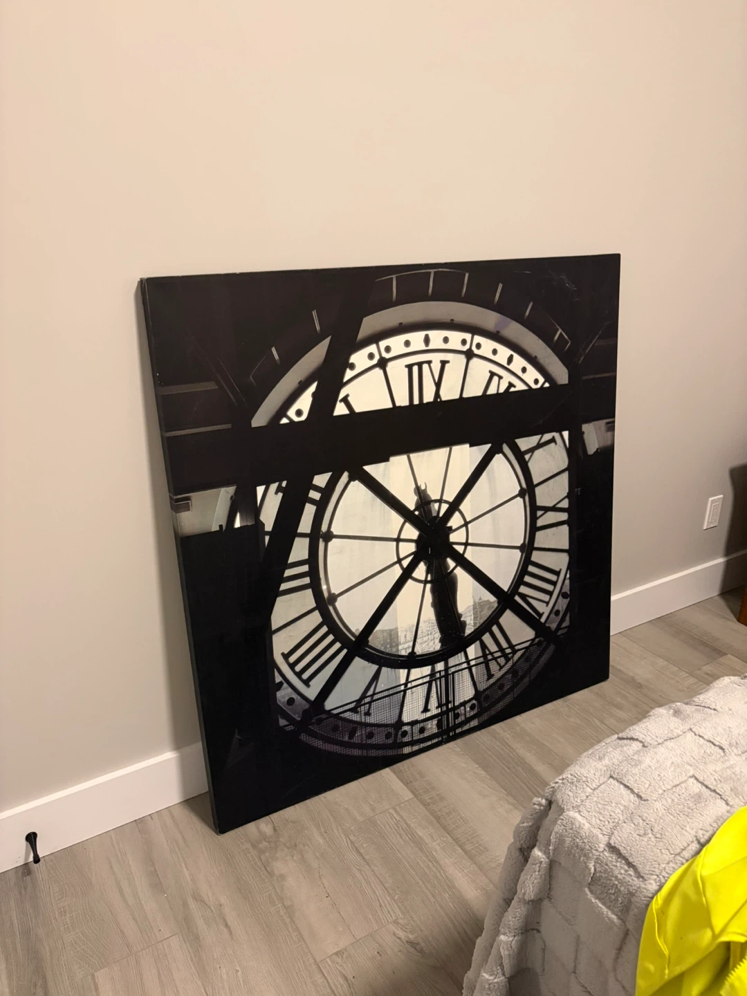 Large Canvas Wall Art - Clock Face Design