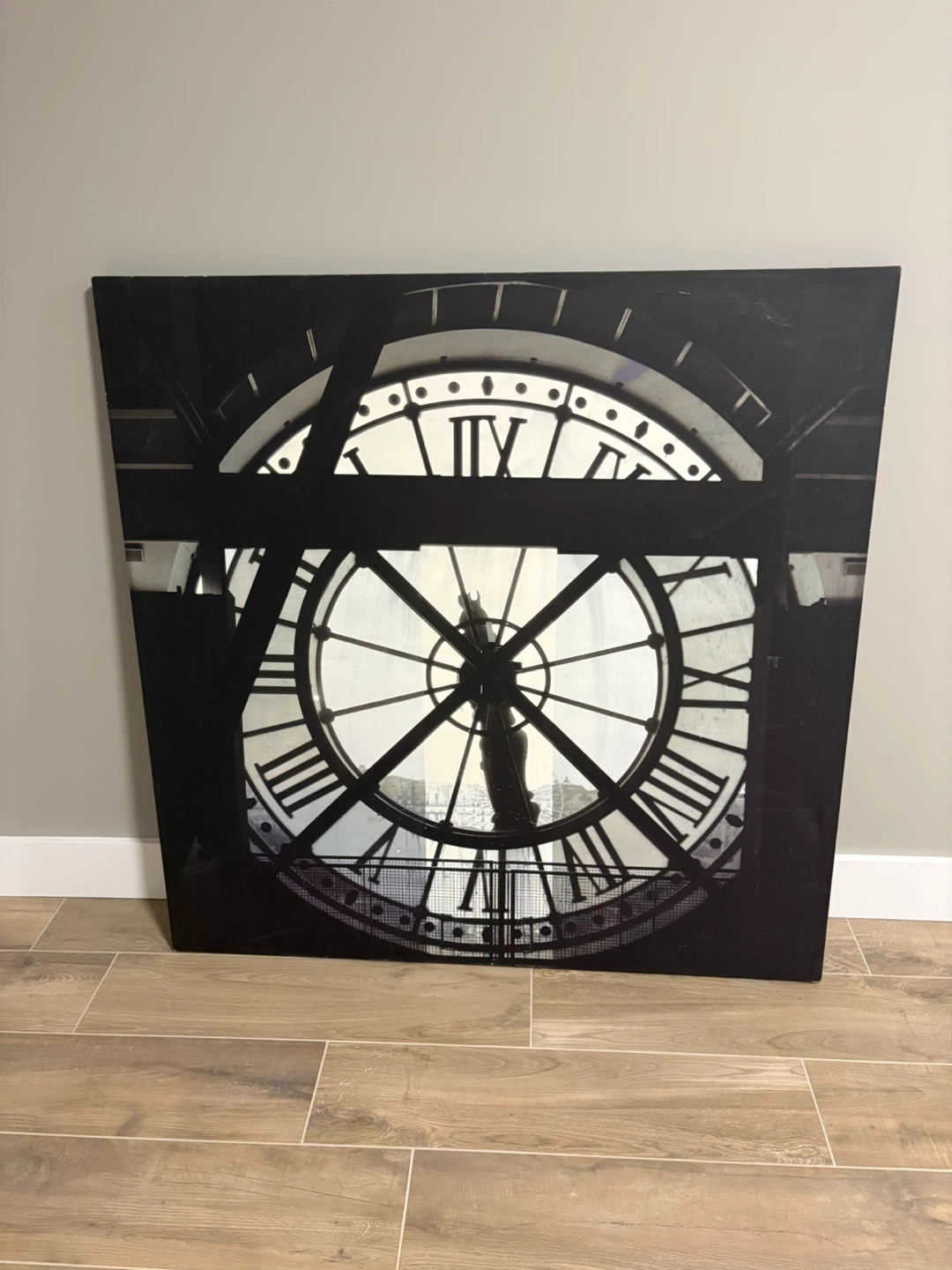 Large Canvas Wall Art - Clock Face Design - photo 2