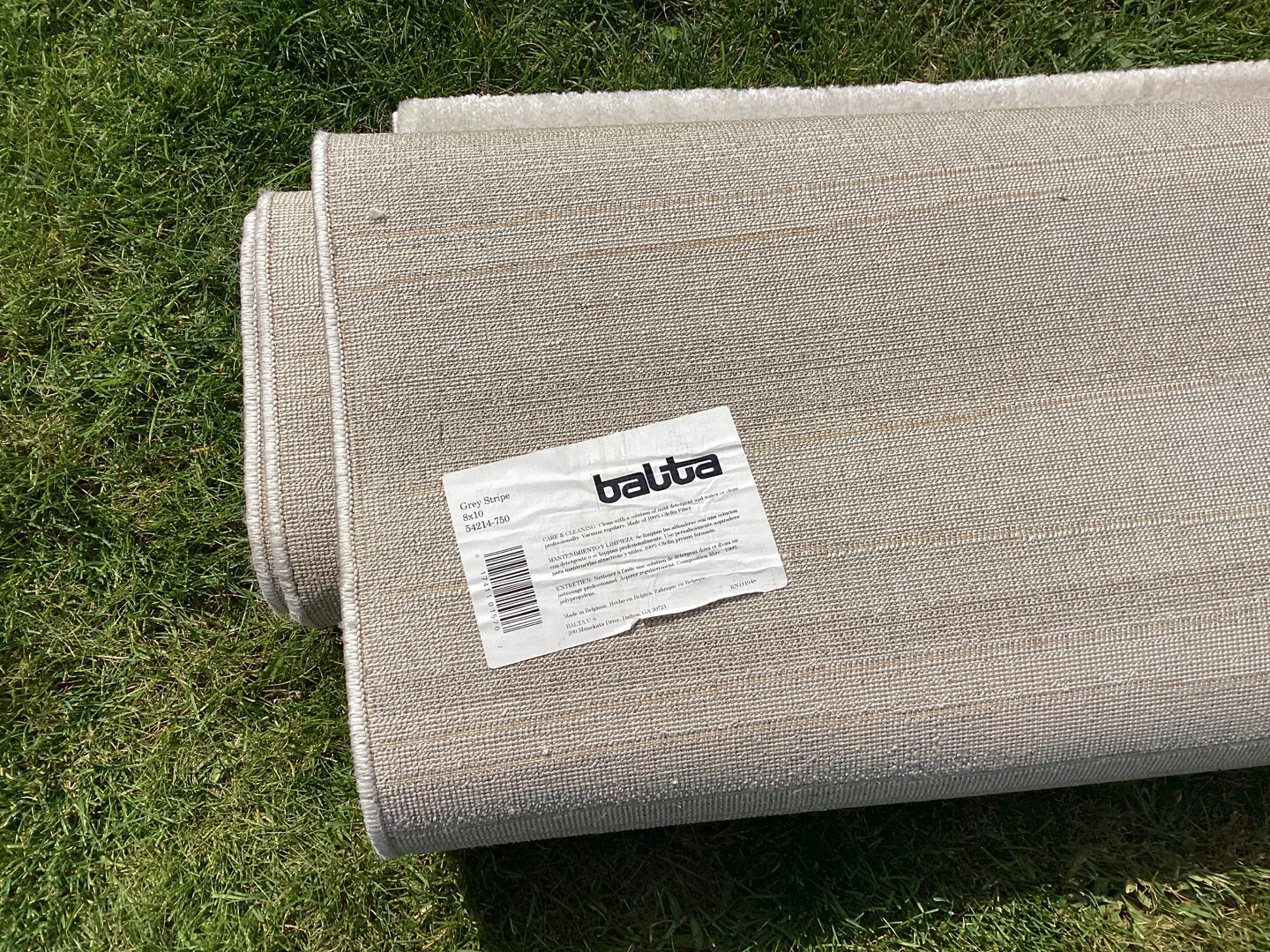 Balta Grey Stripe Area Rug - photo 2