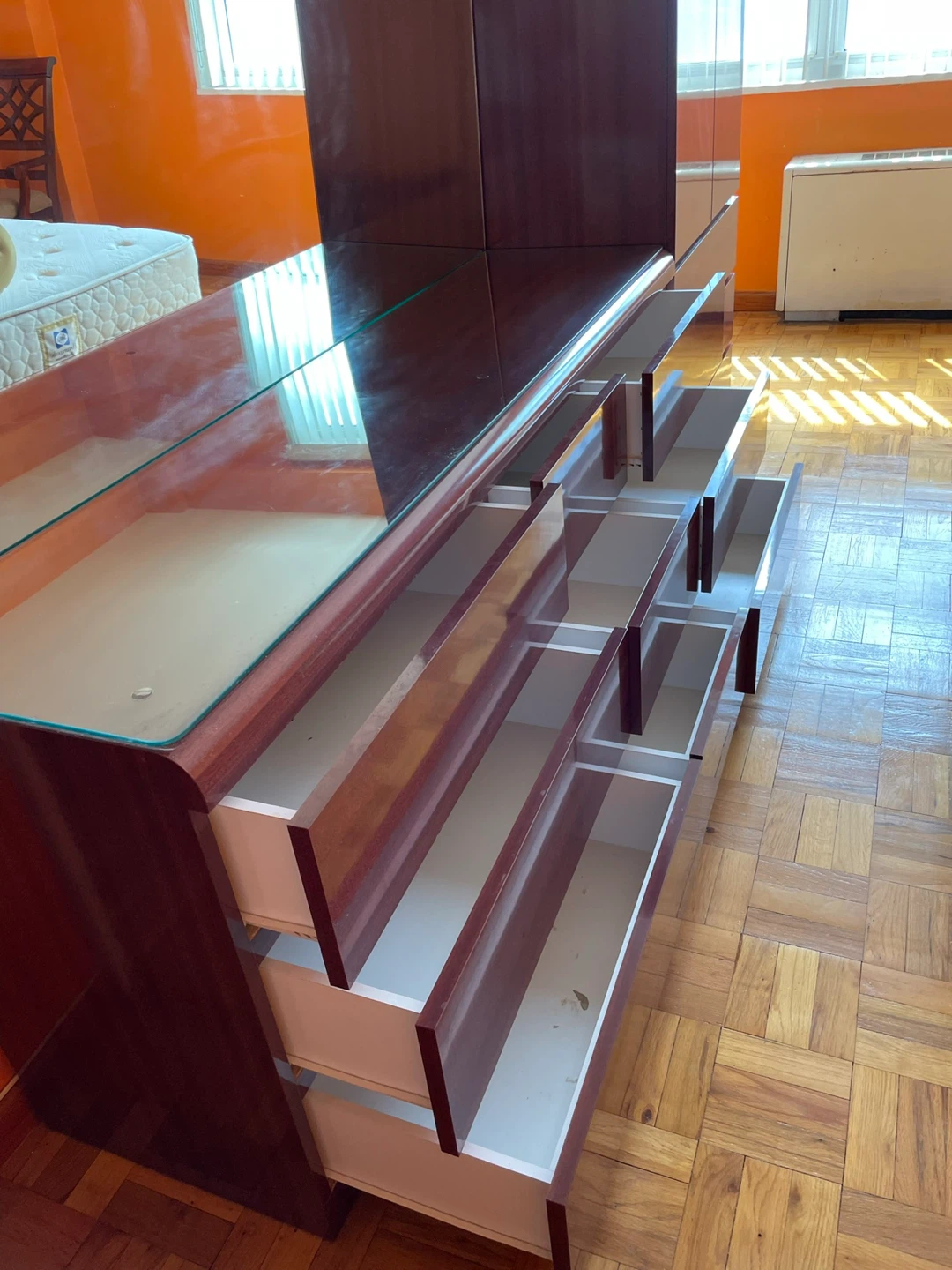 9-Drawer Dresser with Mirror and Lights - photo 4