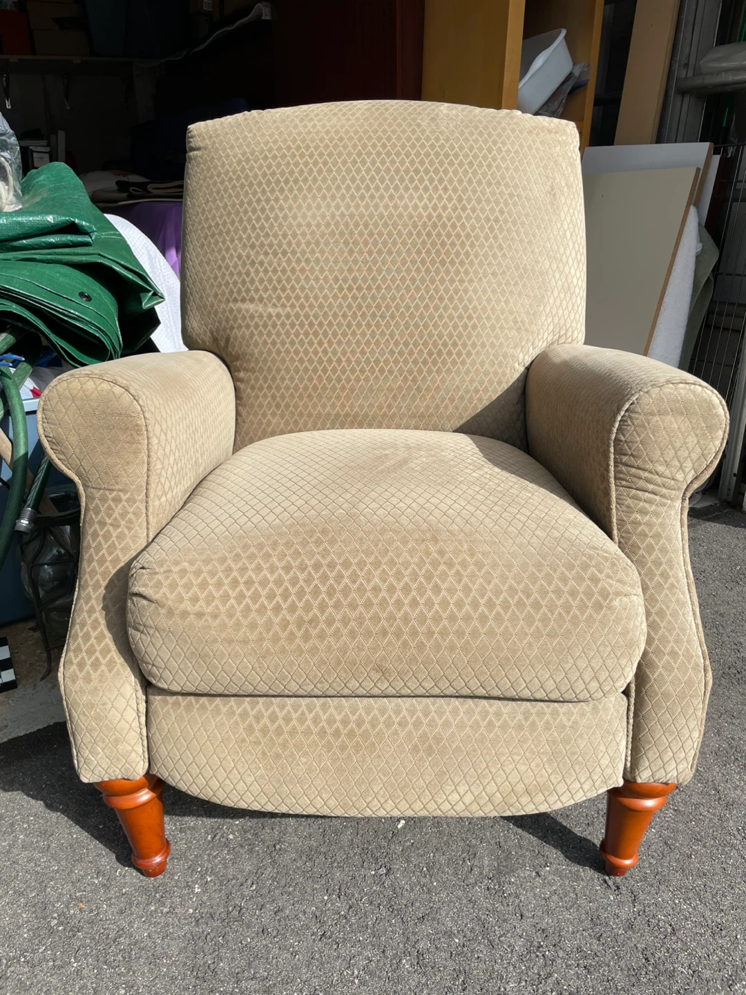 NEW - Upholstered Recliner Chair with Foot Rest