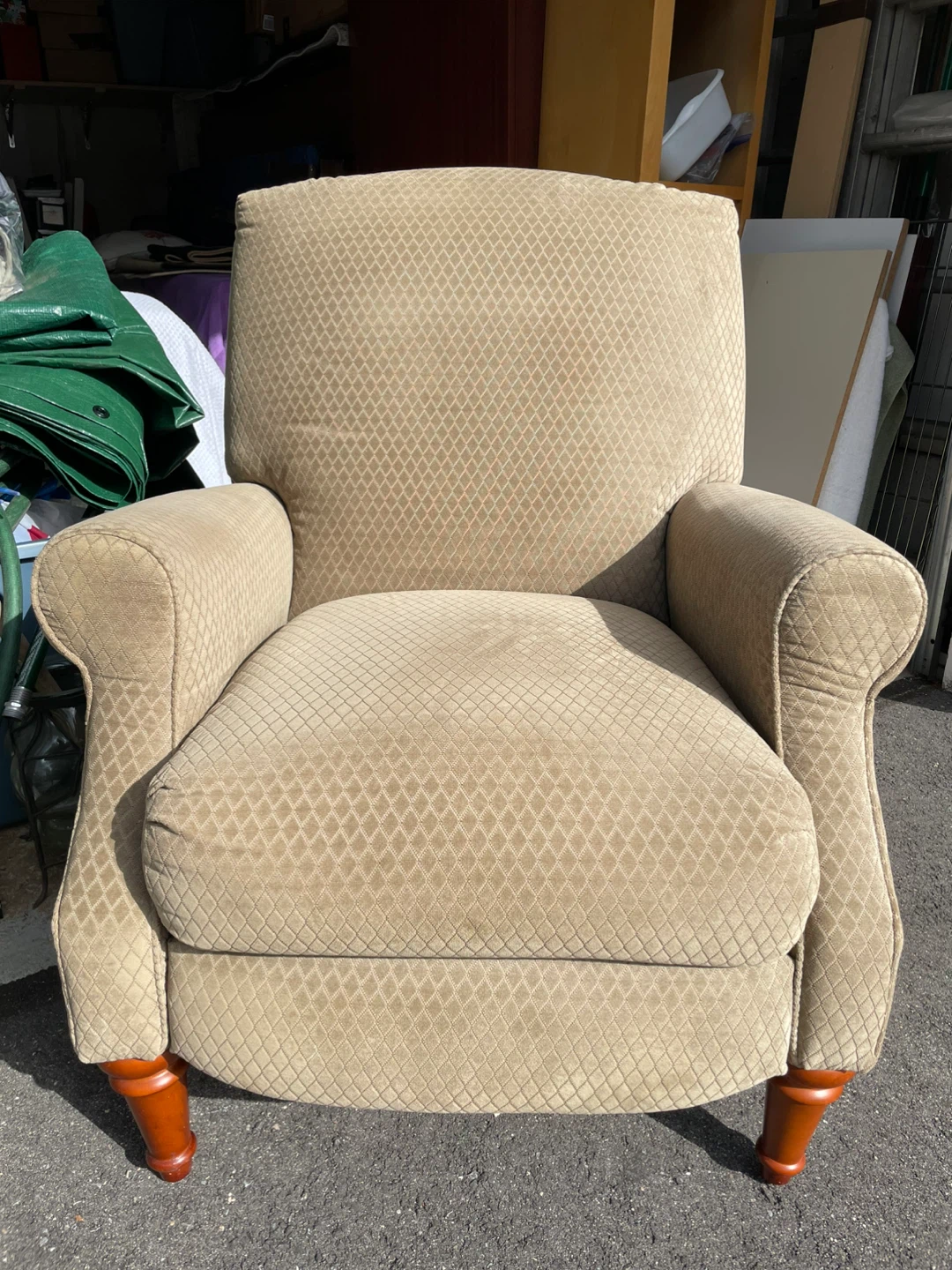 NEW - Upholstered Recliner Chair with Foot Rest - photo 2