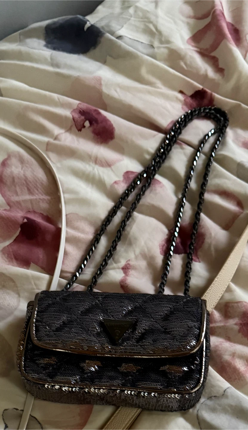 Guess Sequin Shoulder Bag