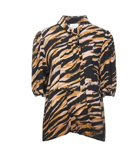 Selected Femme Tiger Print Blouse