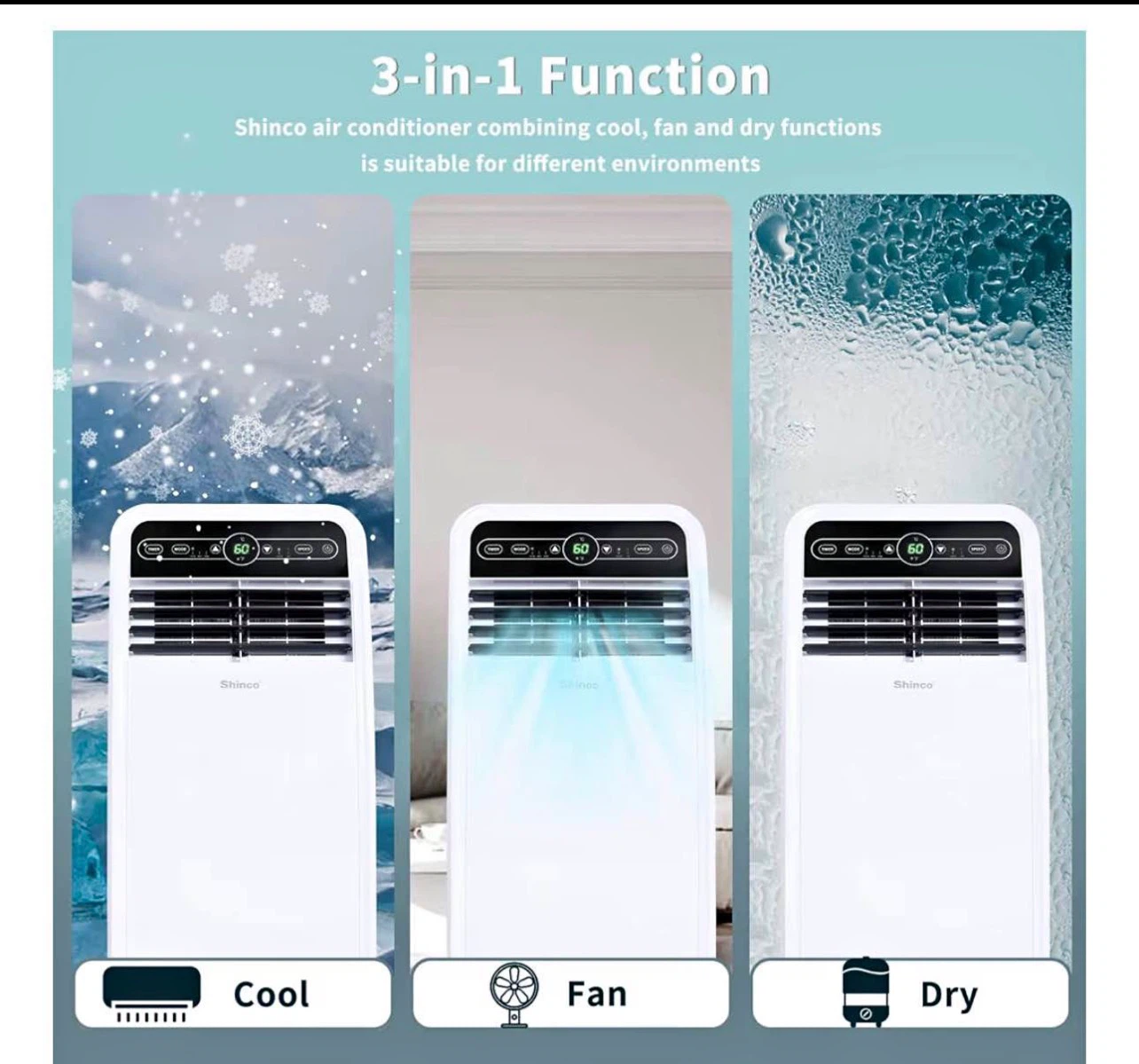 Shinco Portable Air Conditioner - photo 3