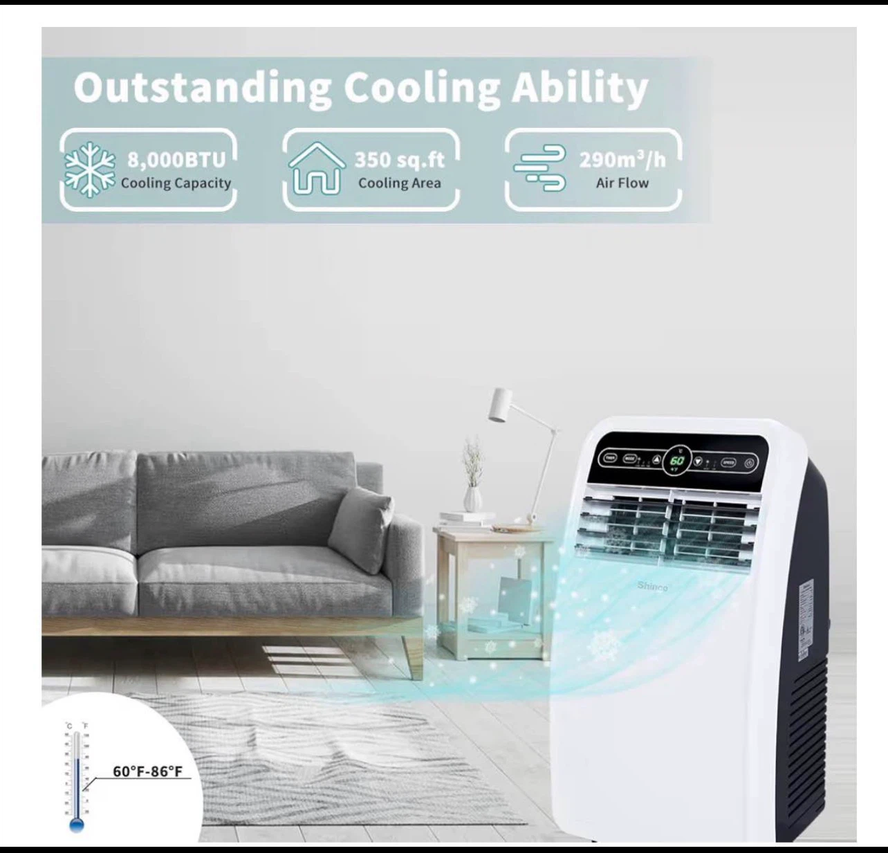 Shinco Portable Air Conditioner - photo 4
