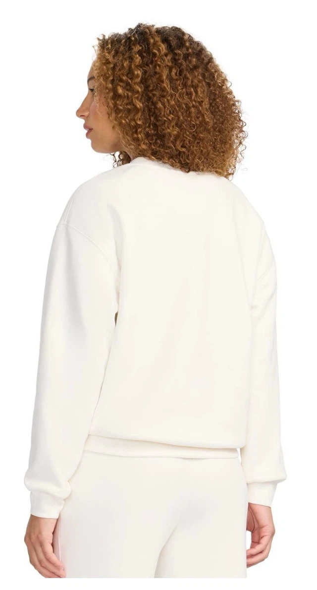 ESPRIT Women’s Fleece Embroidered Logo Sweatshirt, Cream, XS - photo 5
