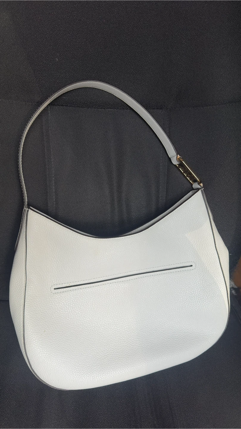 Michael Kors White Shoulder Bag Gold Hardware - photo 4