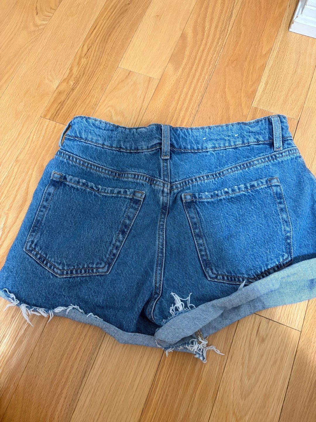 Garage Denim High-Waisted Jean Shorts Size 27 - photo 3