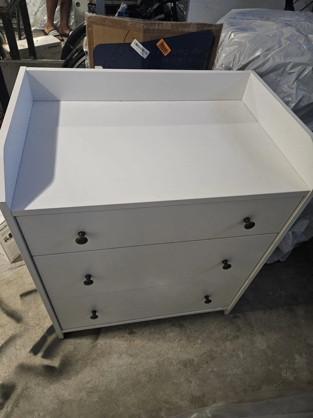 White 3-Drawer Dresser