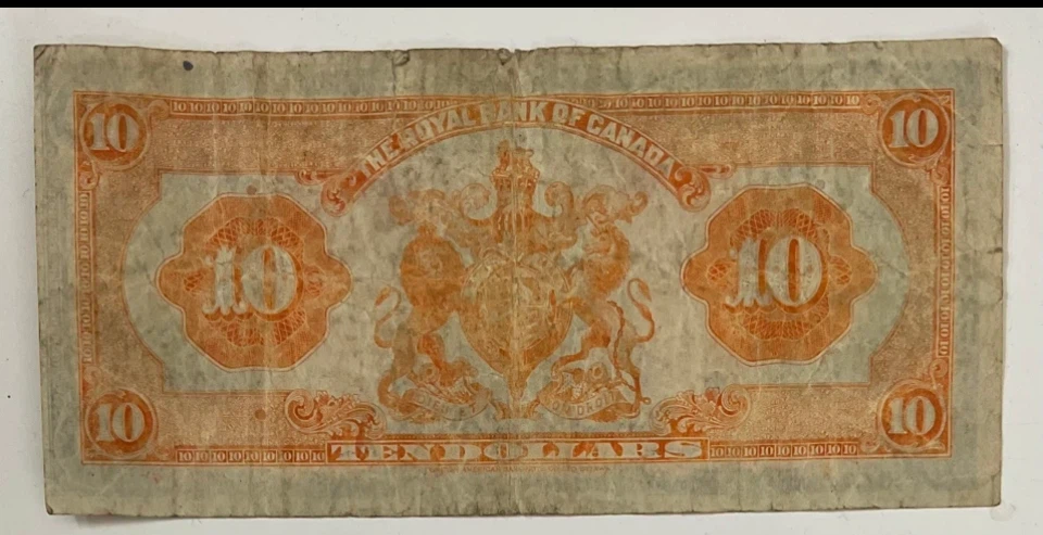 1935 Royal Bank of Canada Ten Vintage Collectible Paper Ephemera - photo 2
