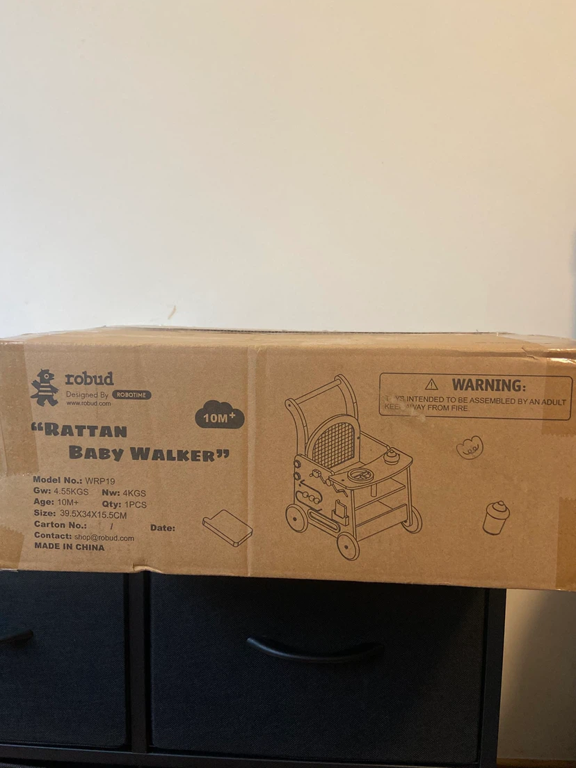 Robud Rattan Baby Walker