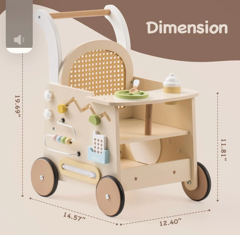 Robud Rattan Baby Walker - photo 2