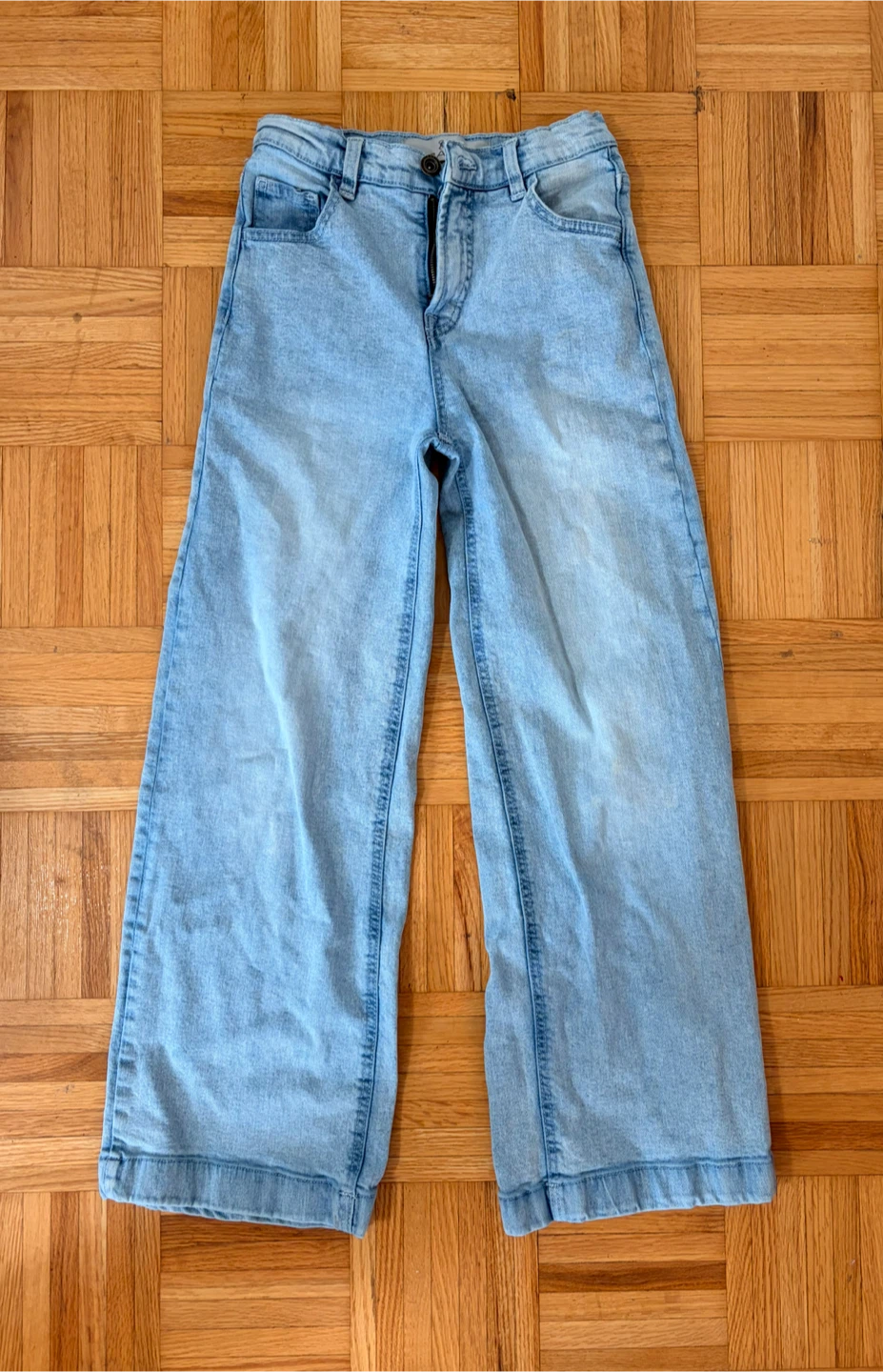 Light Wash Wide Leg Jeans
