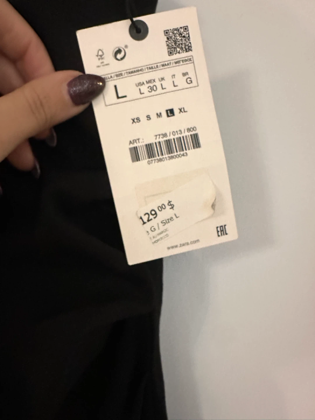 Zara Black Strapless Halter Dress - photo 4