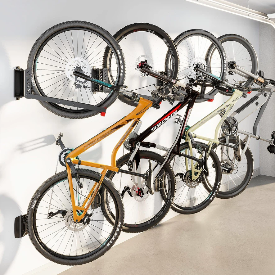 MONTEK 4 Pack Wall Mount Bike Rack - photo 2