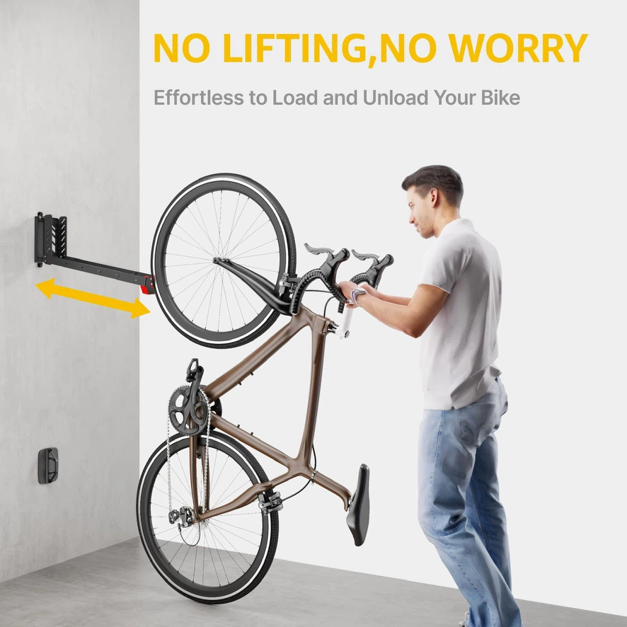 MONTEK 4 Pack Wall Mount Bike Rack - photo 5