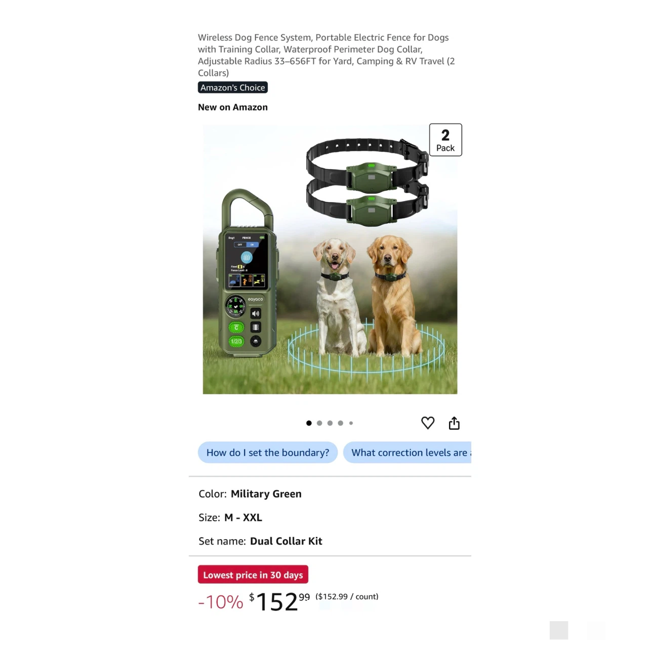 Brand new Wireless Dog Fence System