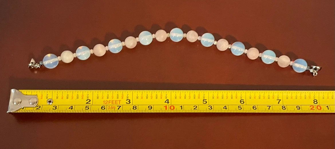 Moonstone and Rose Quartz bracelet - photo 2