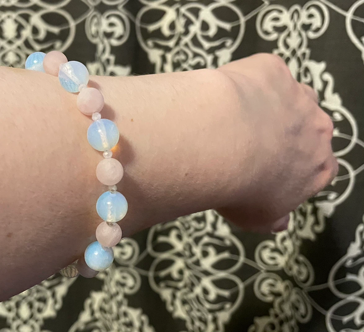 Moonstone and Rose Quartz bracelet - photo 3