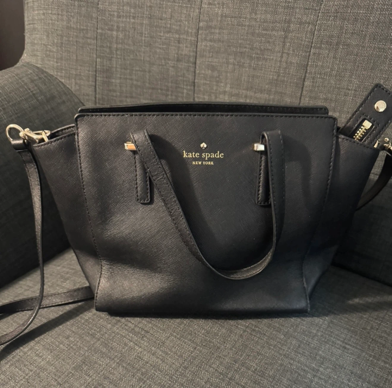 Kate Spade Black Leather Handbag
