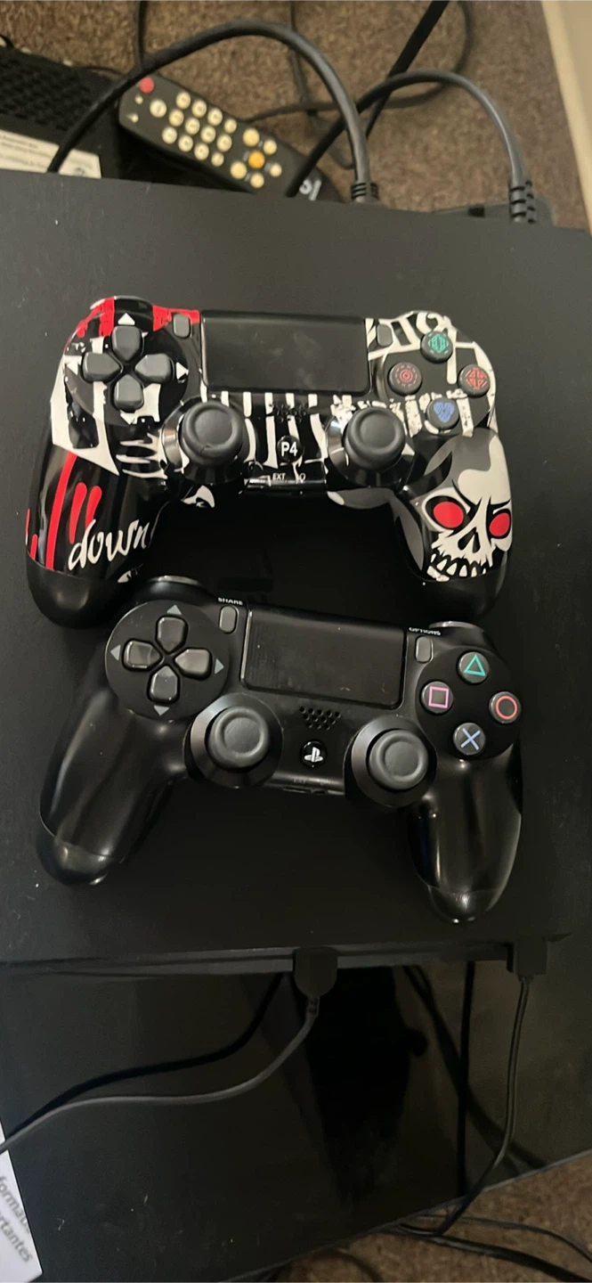 PlayStation 4 Slim Console with 2 Controllers - photo 2