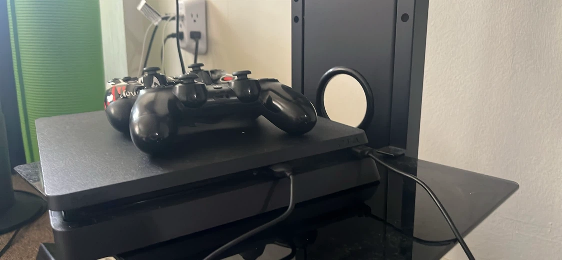 PlayStation 4 Slim Console with 2 Controllers - photo 3