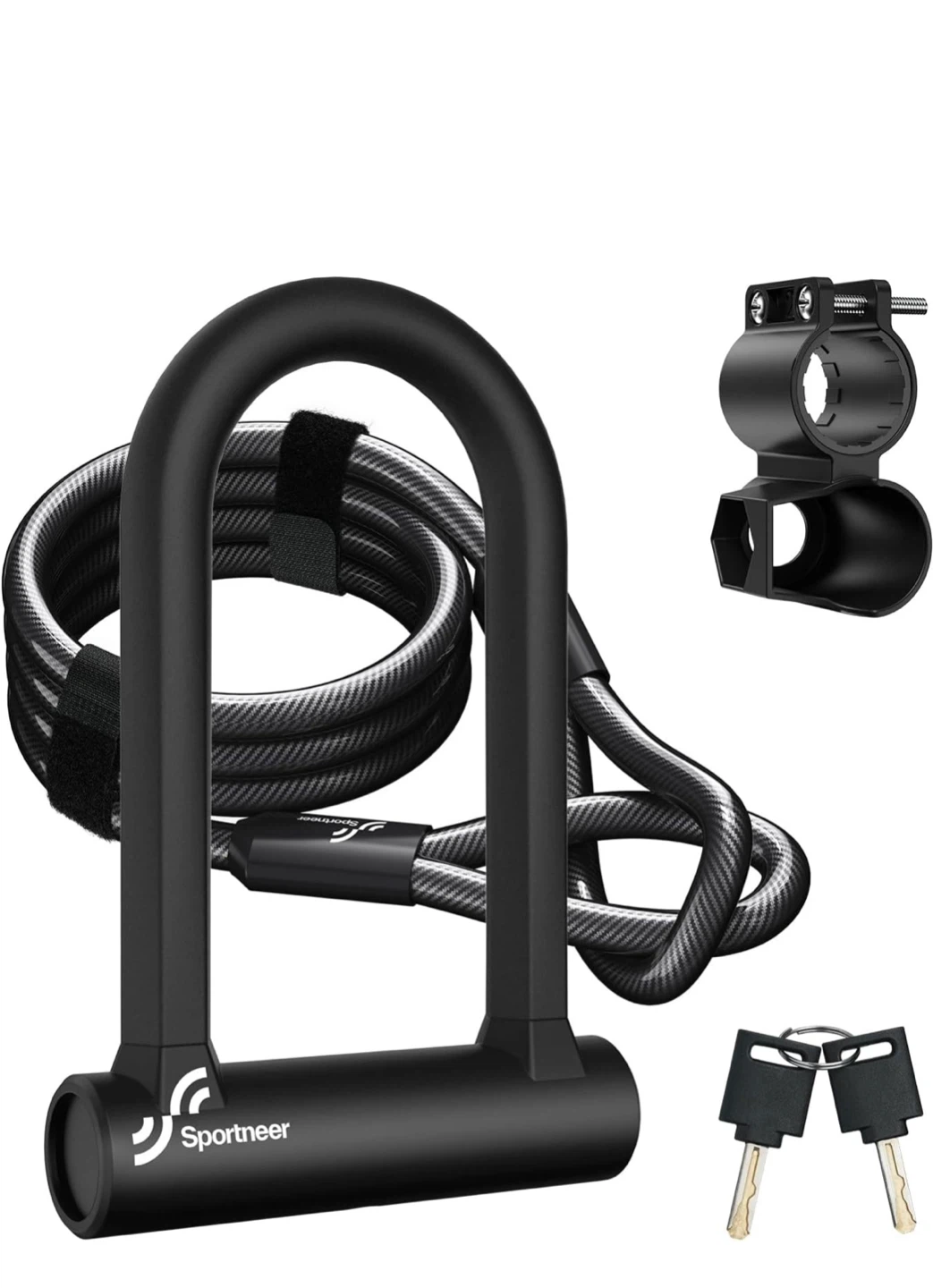 Sportneer Bike Lock with Mount