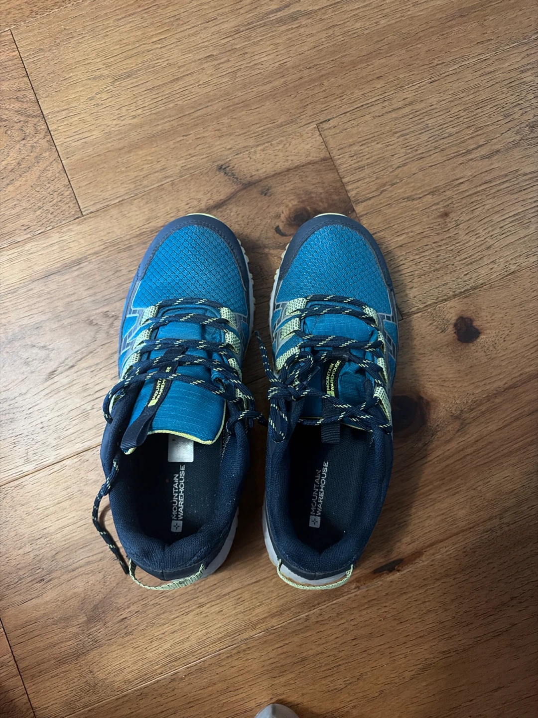 Mountain Warehouse Trail Running Shoes - Blue/Yellow