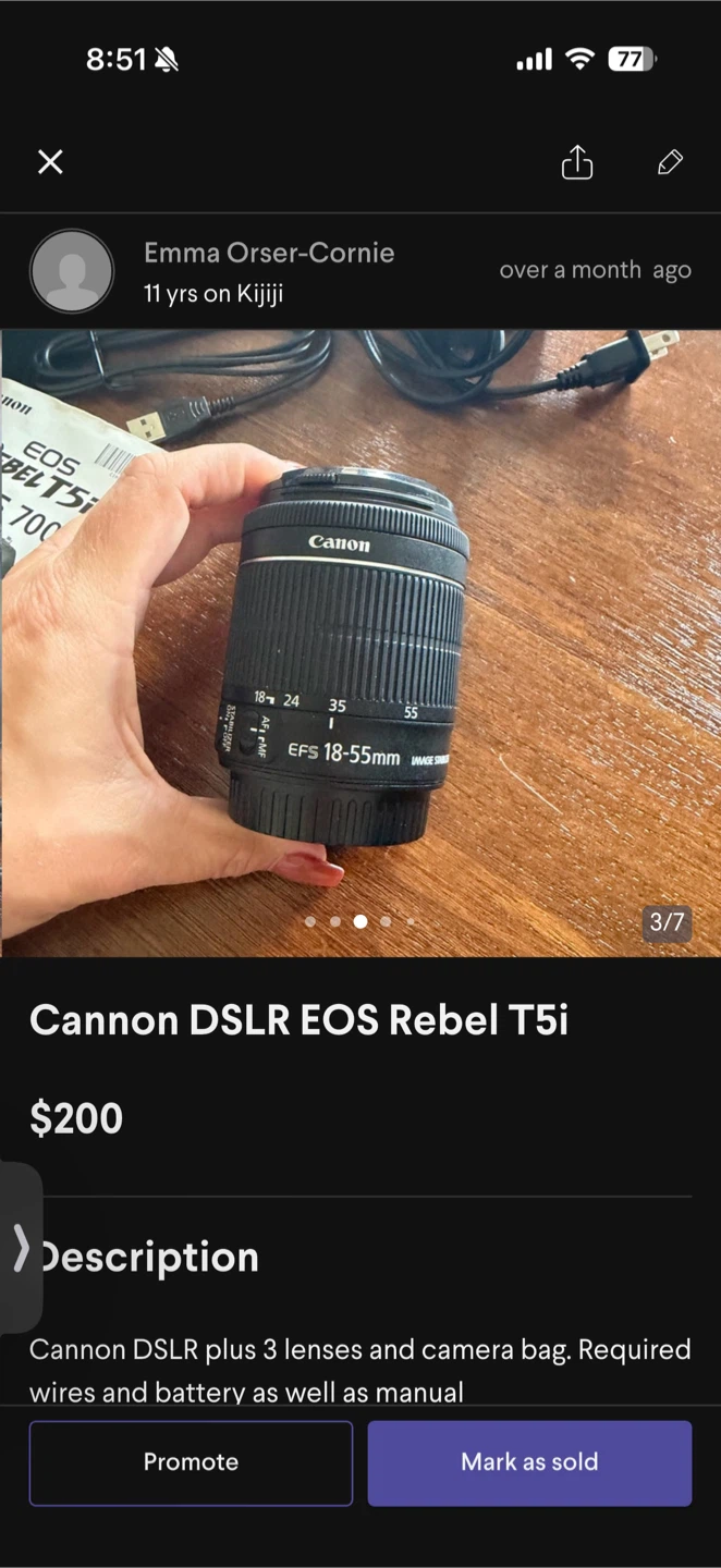 Cannon DSLR EOS Rebel T5i - photo 3